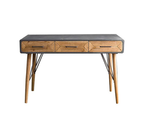 Gray & Wood Console Table